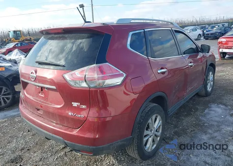 2015 Nissan Rogue Sv z USA, uszkodzony, nr VIN 5N1AT2MV2FC845254